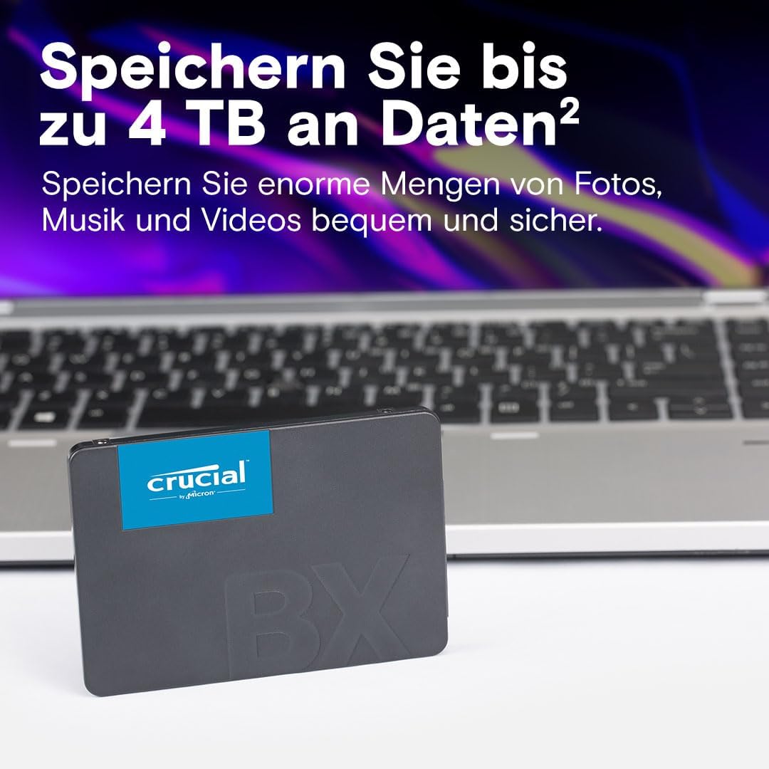 Crucial BX500 1TB Ansicht Crucial BX500 1TB: weitere Produktansicht