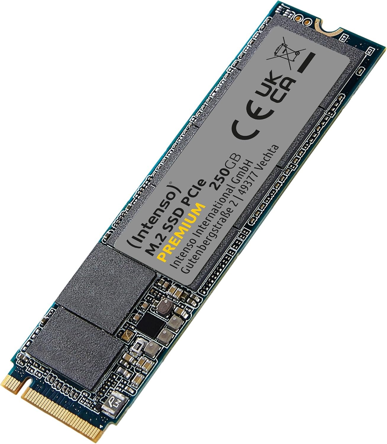 Intenso M.2 SSD PCIe Premium 250 GB – Produktfoto