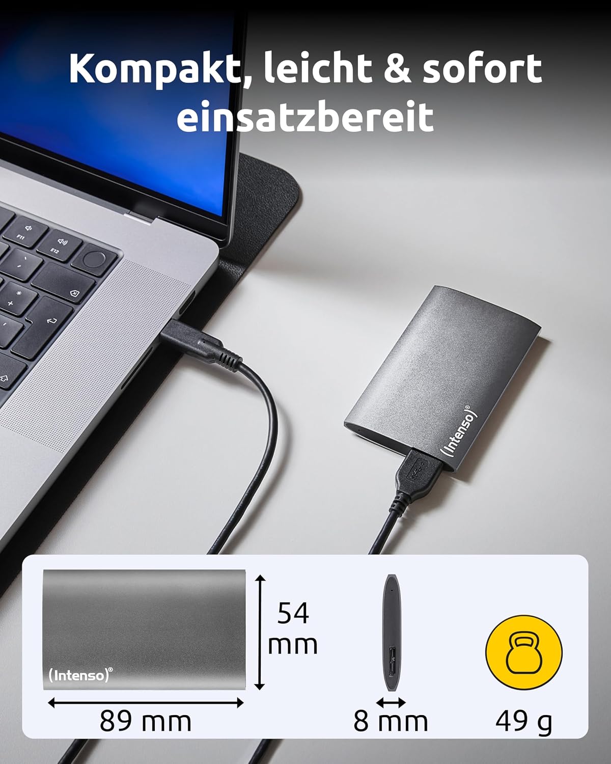 Intenso Portable SSD Premium Edition 1TB Ansicht Intenso Portable SSD Premium Edition 1TB: weitere Produktansicht