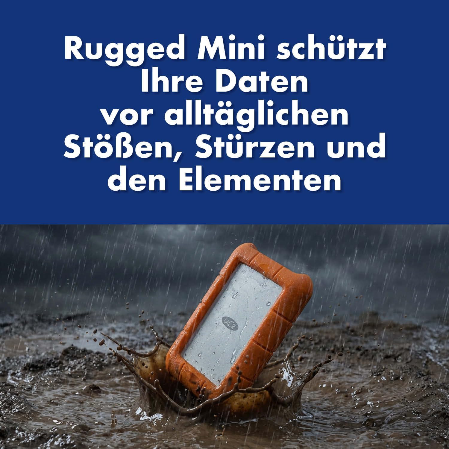 LaCie Rugged Mini 4 TB Ansicht LaCie Rugged Mini 4 TB: weitere Produktansicht