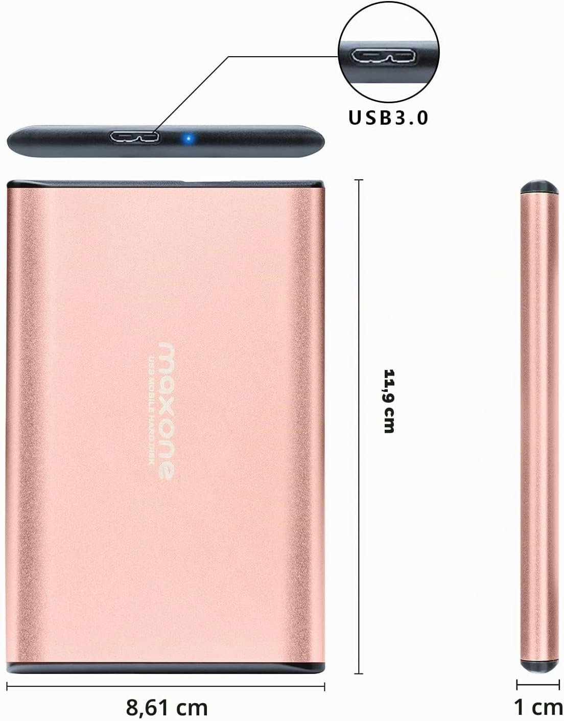 Maxone 500 GB: weitere Produktansicht