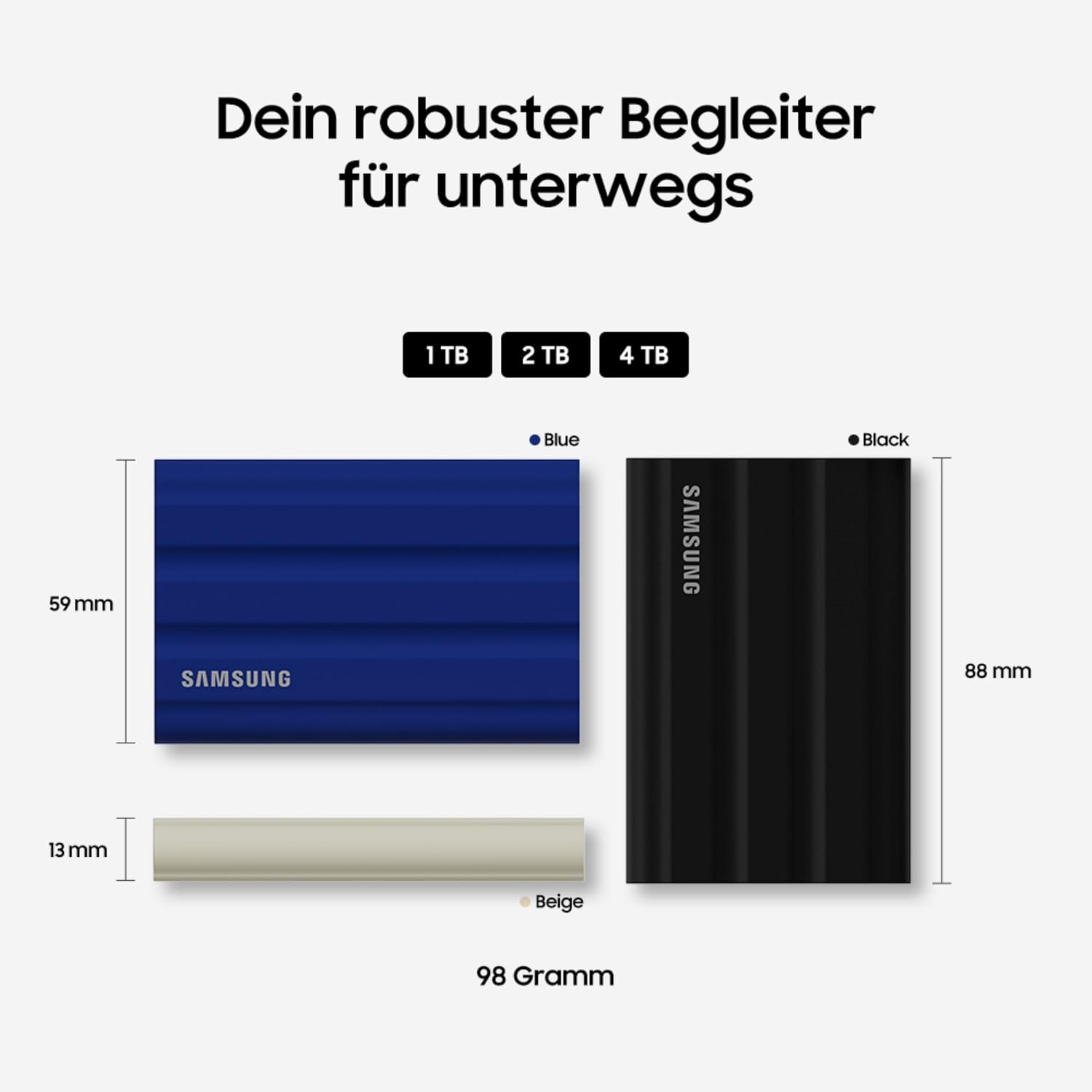 Samsung T7 Shield 1TB: weitere Produktansicht