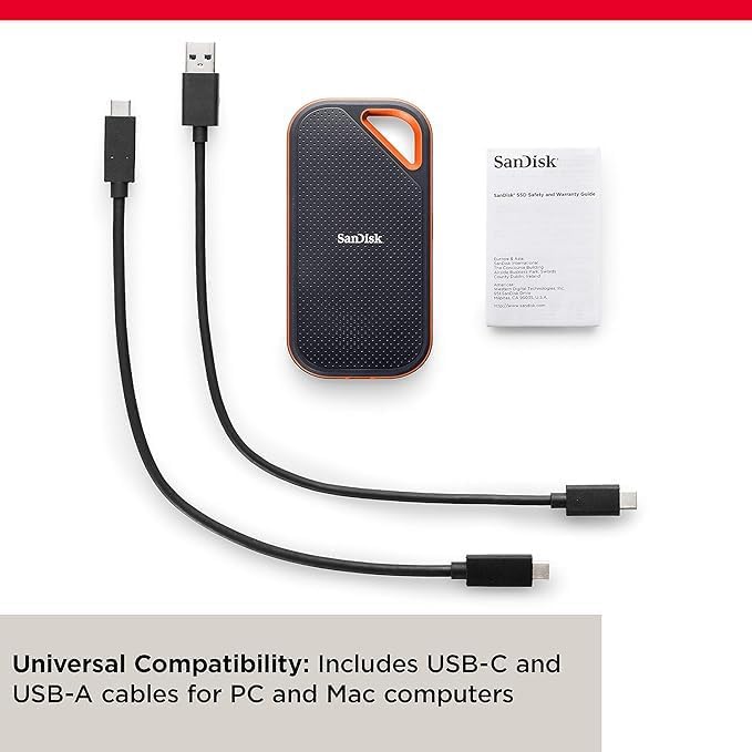 SanDisk Extreme PRO Portable SSD 2TB: weitere Produktansicht