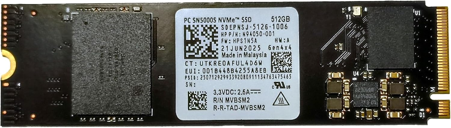 SanDisk PC SN5000S 512GB – Produktfoto