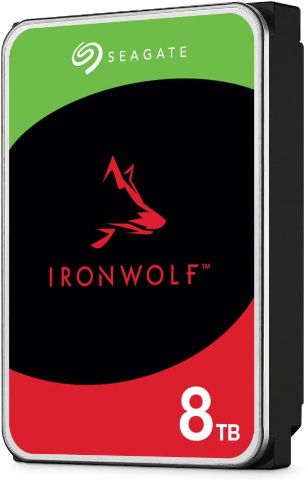 Seagate IronWolf 8TB Seagate IronWolf 8TB – Produktfoto