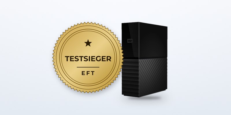 Externe Festplatte WD My Book mit Testsieger-Siegel