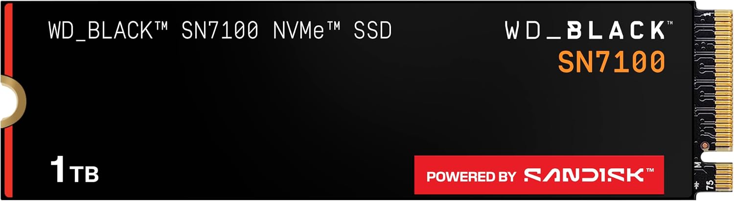 WD_BLACK SN7100 1TB WD_BLACK SN7100 1TB – Produktfoto