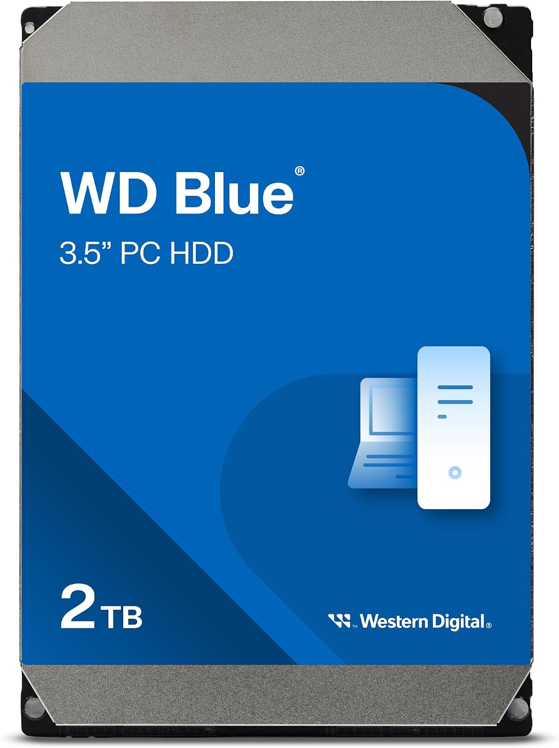 WD Blue 2TB – Produktfoto