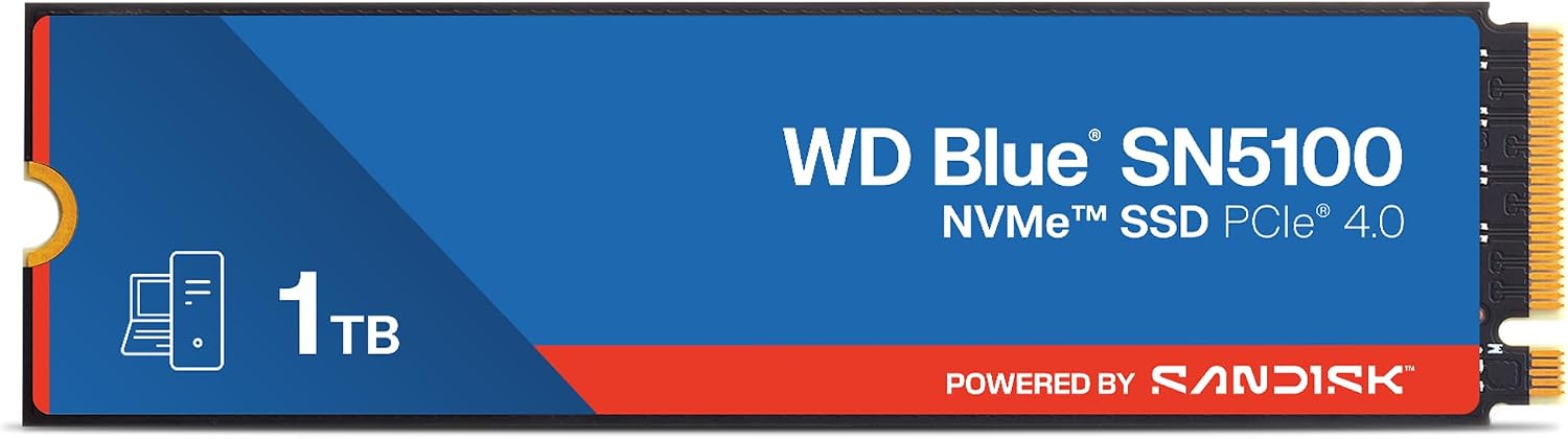 WD Blue SN5100 1TB WD Blue SN5100 1TB – Produktfoto