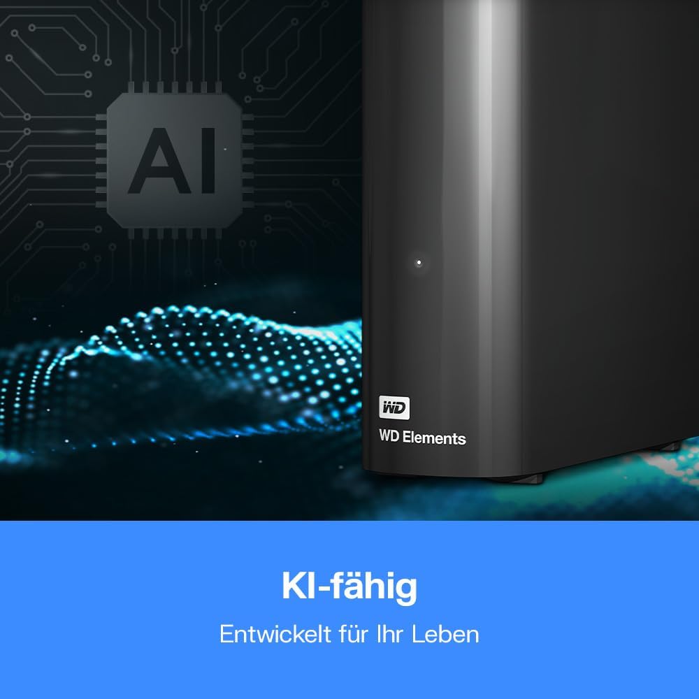 WD Elements Desktop 8 TB Ansicht WD Elements Desktop 8 TB: weitere Produktansicht