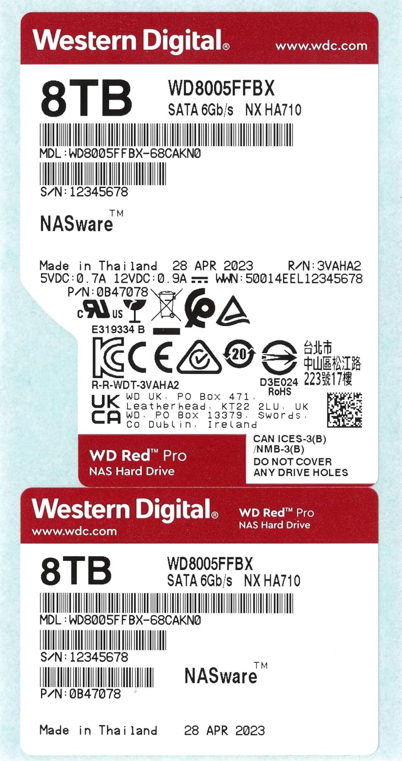 WD Red Pro 8 TB: weitere Produktansicht